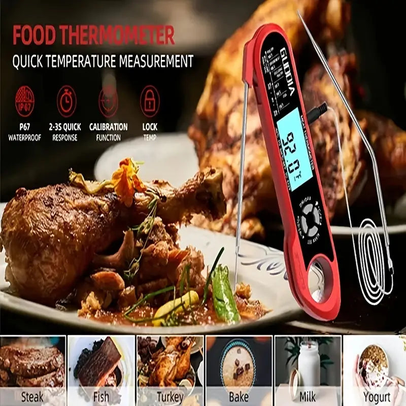 Dual Probe Digital Meat Thermometer with Backlight