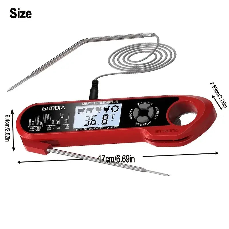 Dual Probe Digital Meat Thermometer with Backlight