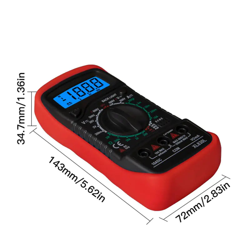 XL830L Green Protective Case for Digital Multimeter
