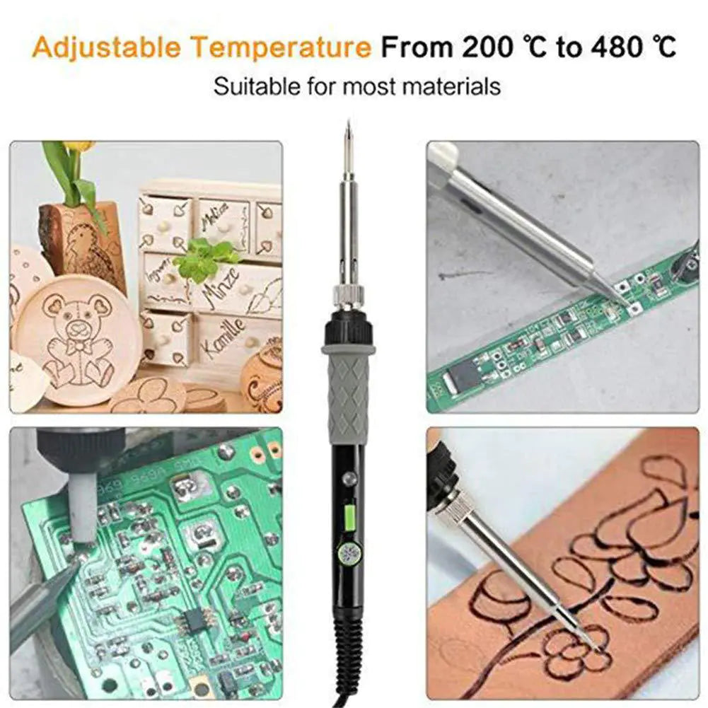 Soldering Iron Set with Engraving and Wood Burning Tools