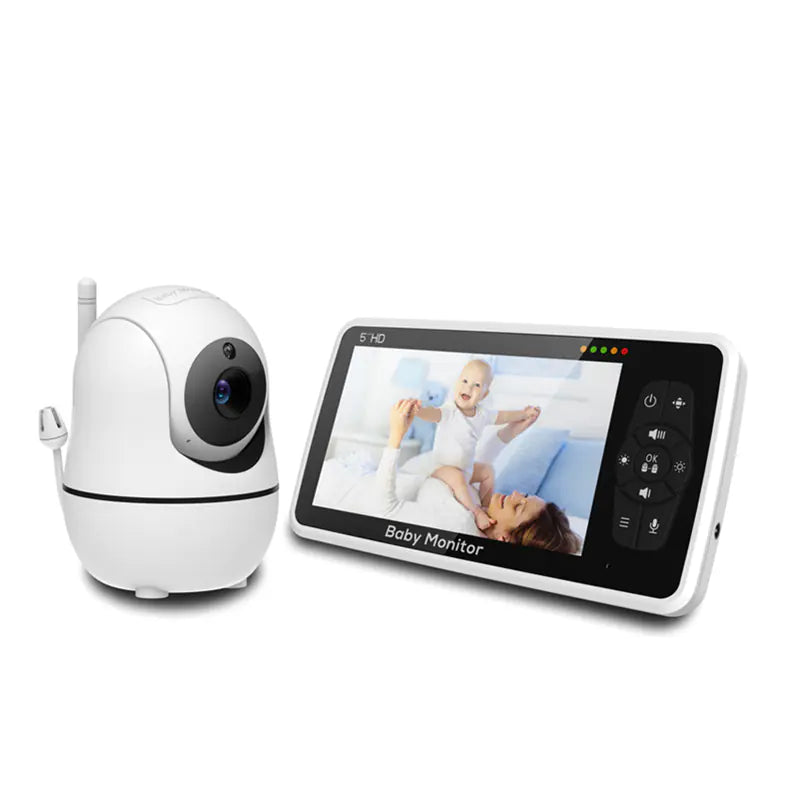 SM50 5-Inch HD Rotating Baby Monitor with Night Vision