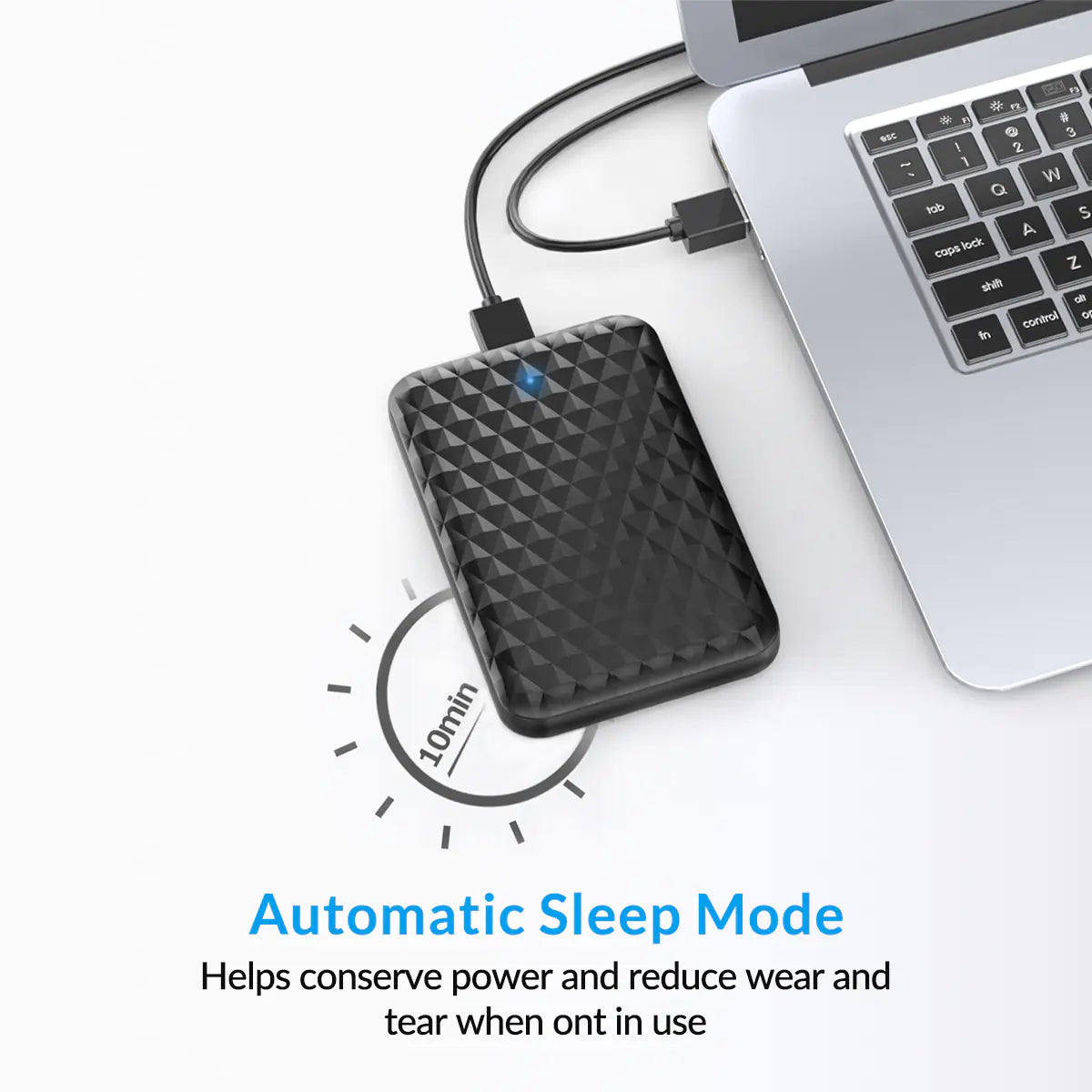 ORICO 2.5" External HDD Case USB 3.0 to SATA 5Gbps