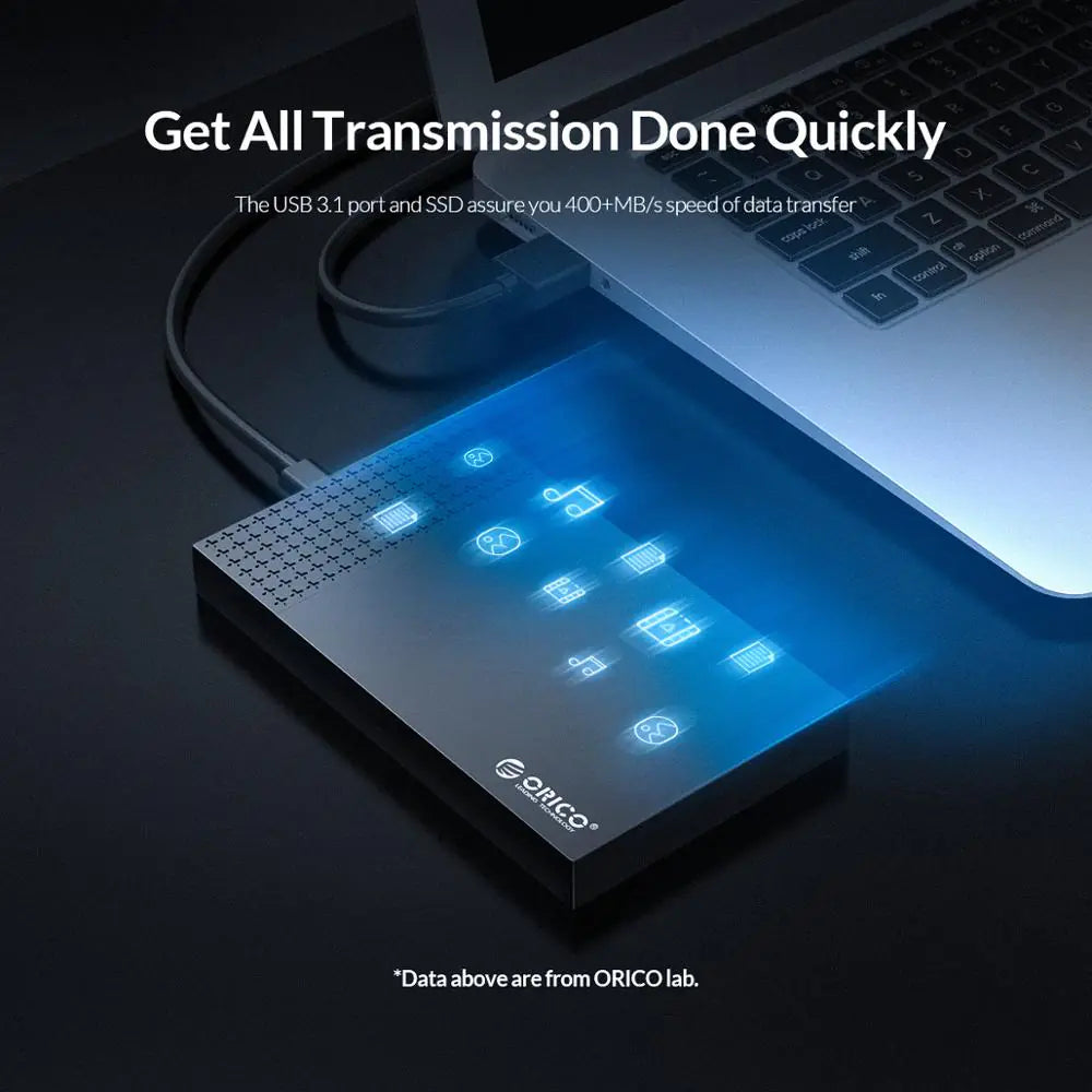 ORICO Type-C SATA to USB3.1 HDD Enclosure for 2.5" SSD