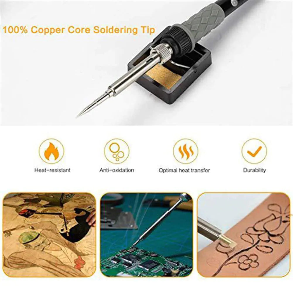Soldering Iron Set with Engraving and Wood Burning Tools