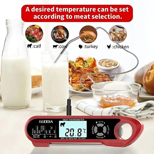 Dual Probe Digital Meat Thermometer with Backlight