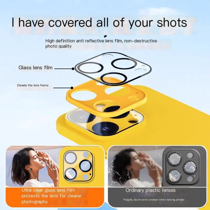 Ultra-Thin Matte Phone Case for iPhone 13/14/15 Pro Max