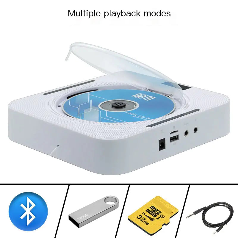Kids' Educational English Learning CD Player with Bluetooth
