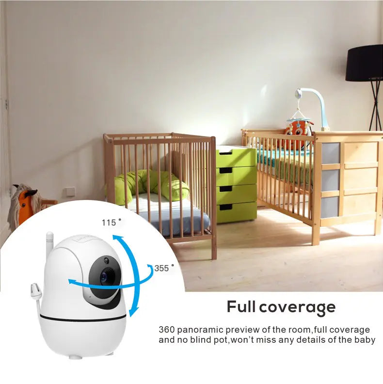 SM50 5-Inch HD Rotating Baby Monitor with Night Vision